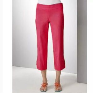 Lilly Pulitzer Palm Beach Fit Kristen Daiquiri Pink Crop Pants 8